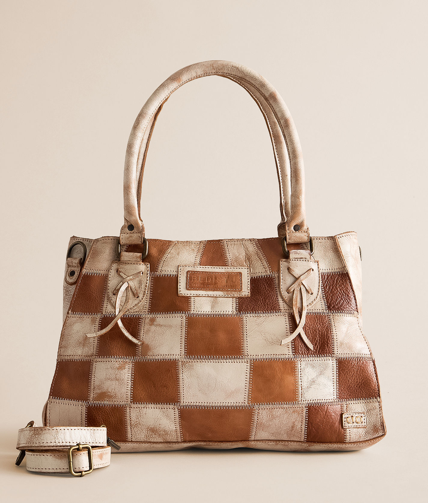 Bed Stu Rockababy Checkered Leather Purse - Women
