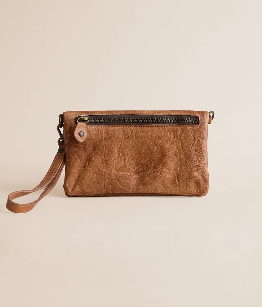 Cadence Embossed Leather Crossbody Purse - thumbnail 3