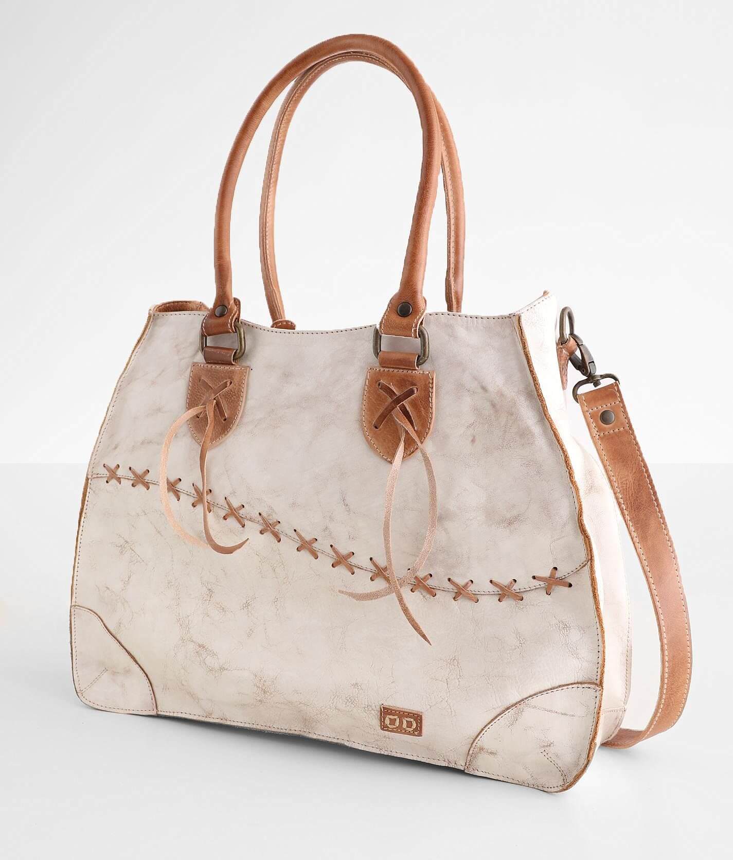 Bed Stu Bruna Whipstitch Leather Tote Women s Bags in Nectar Lux