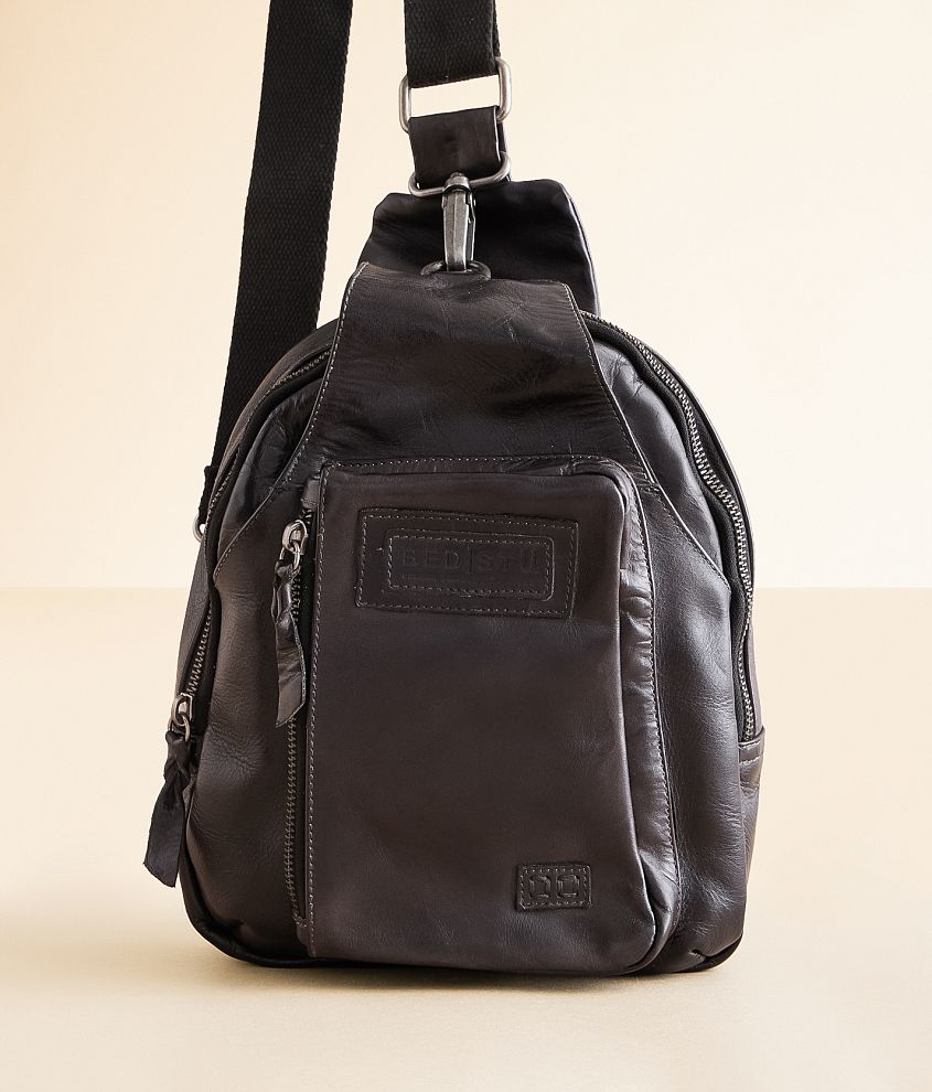 Bed Stu Beau Leather Sling Backpack front view