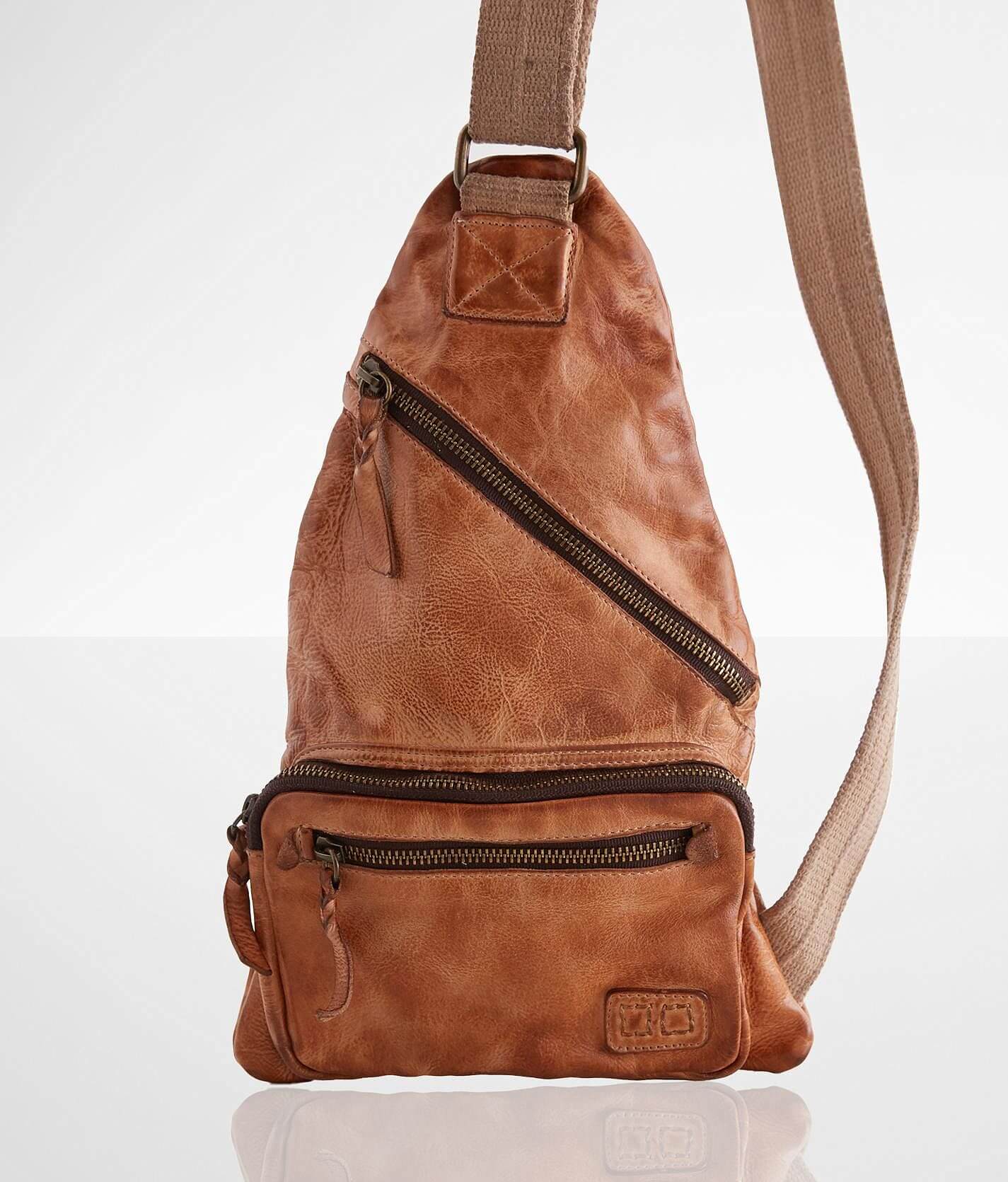 One strap best sale leather backpack