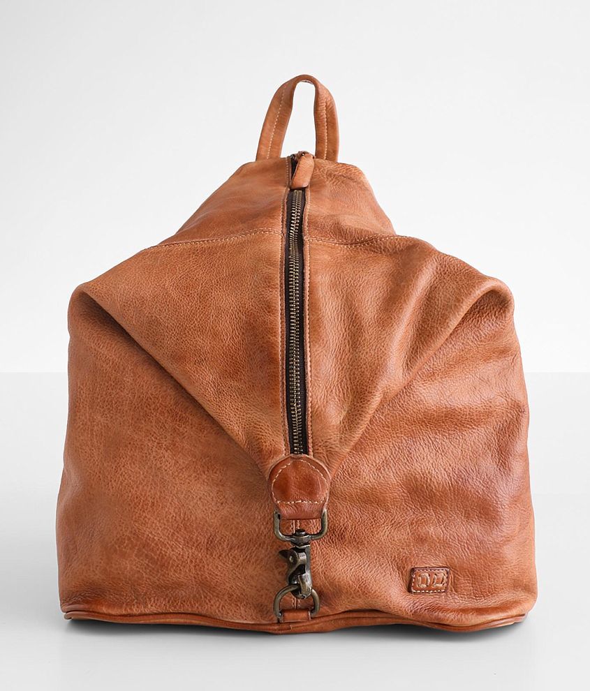 Bed Stu Delta Leather Backpack Women s Bags in Tan Rustic Buckle