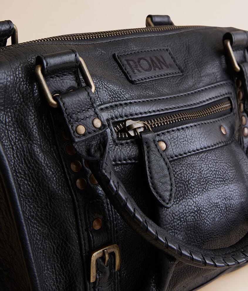 Visual Studded Leather Purse