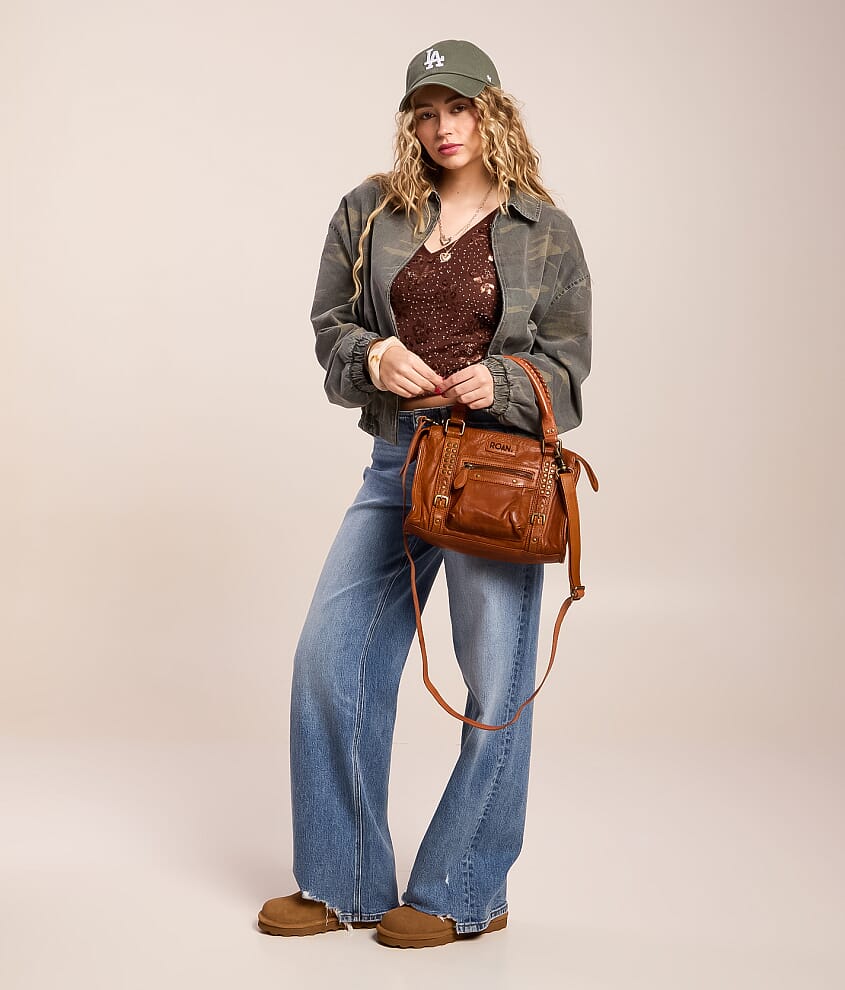 Visual Studded Leather Purse - thumbnail 5