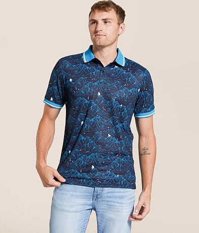 Waggle® Abominable Stretch Polo front view