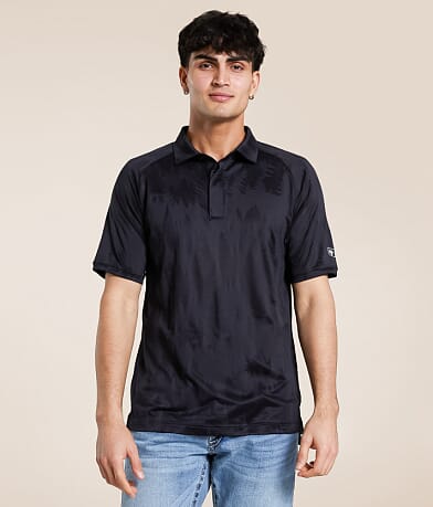 Waggle® Northern Nights Performance Polo front view