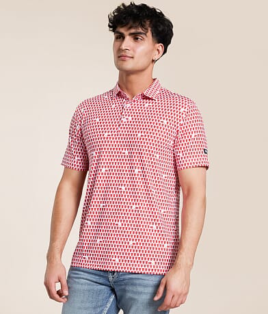 Waggle® Solo Cup Performance Polo front view