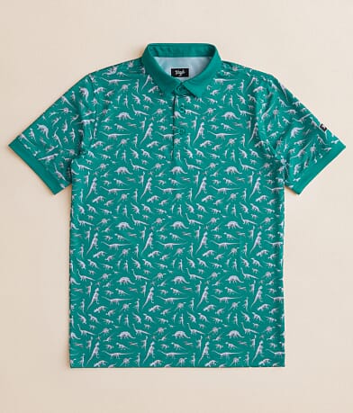 Waggle® Boys - Extinct Performance Polo front view