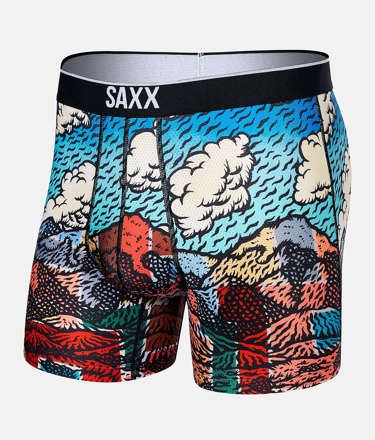 Colourful illustration boxer brief DAYTRIPPER, Saxx