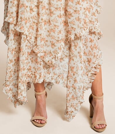 BaeVely Floral Tiered Midi Skirt MISC_DETAIL_2