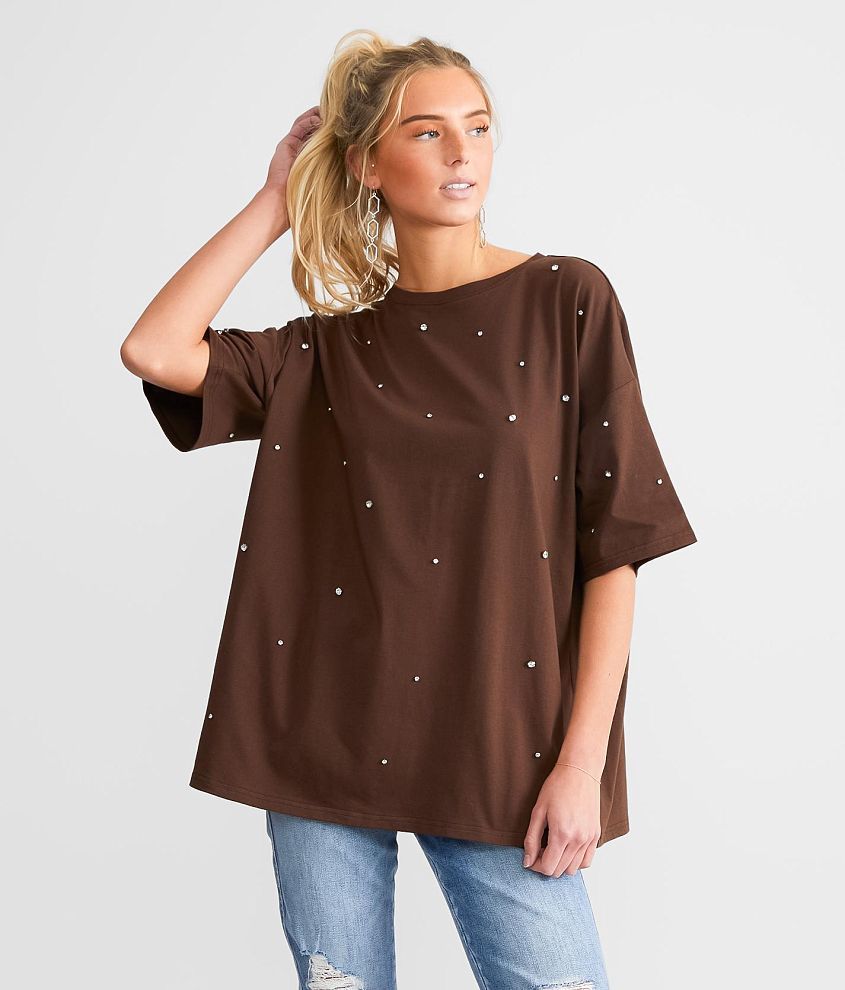 Gilded Intent Glitz Oversized T-Shirt front view