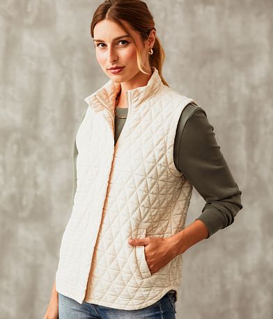 Buckle Black Quilted Vest misc detail 1 view