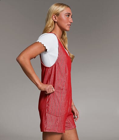 BKE Striped Romper FULL_RIGHT_SIDE