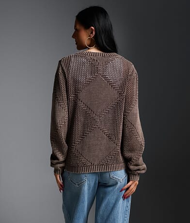Refined Edit - Washed Cardigan Sweater thumbnail 3