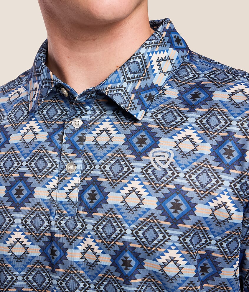 Aztec Stretch Polo