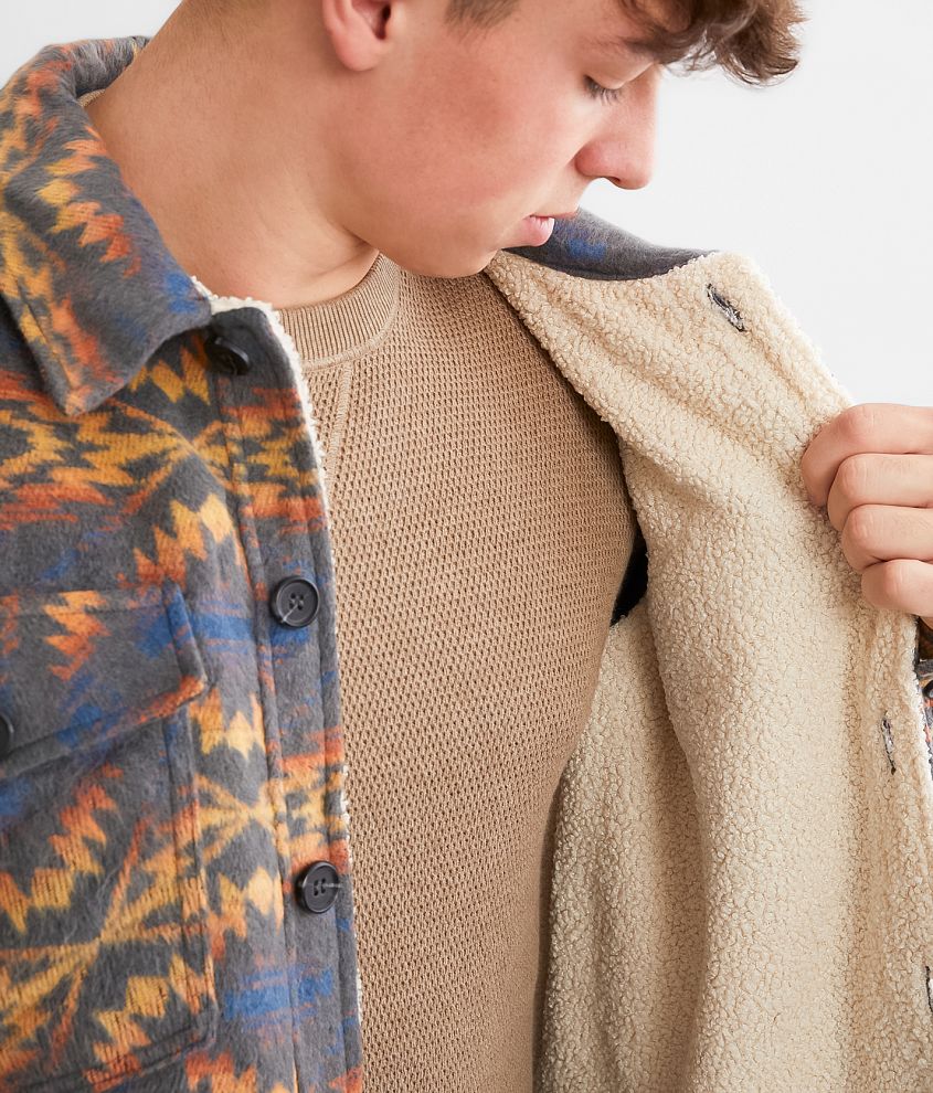 Aztec Brushed Shacket