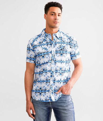 Rock & Roll Denim Tek Aztec Shirt front view