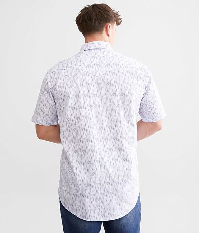 Panhandle Linear Abstract Stretch Shirt back view
