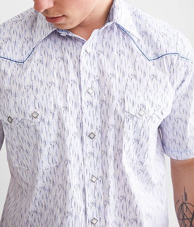 Panhandle Linear Abstract Stretch Shirt misc detail 1 view