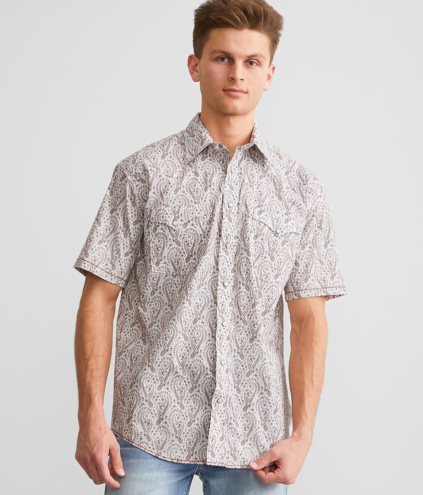 Panhandle Paisley Floral Shirt front view