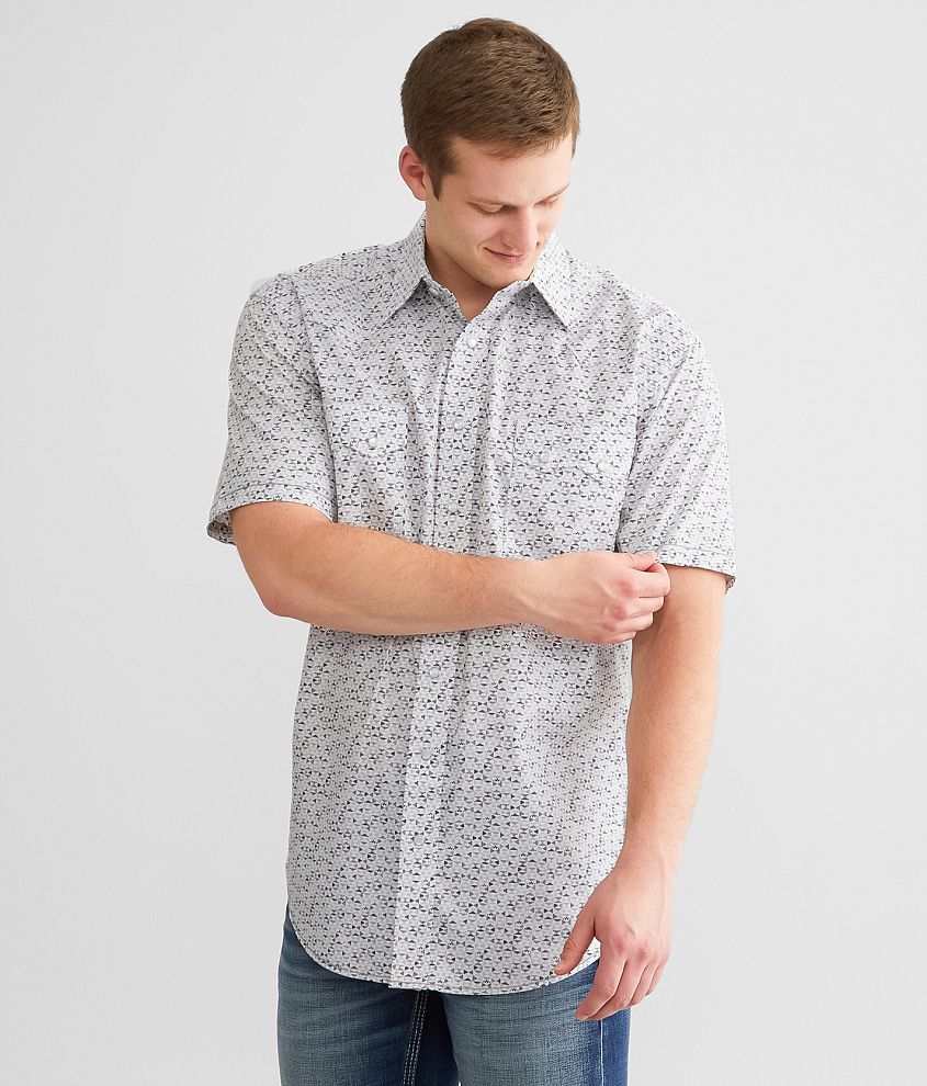 Panhandle Printed Stretch Shirt front view