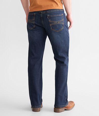 Hooey x Rock &amp; Roll Denim Double Barrel Boot Jean BACK