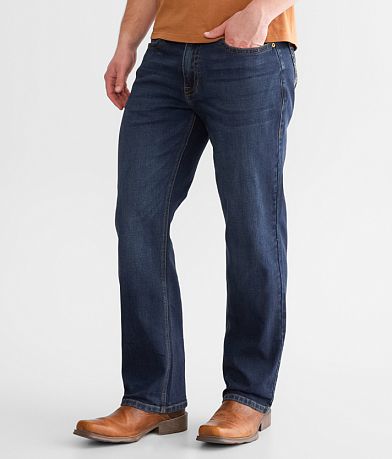 Hooey x Rock & Roll Denim Double Barrel Boot Jean front view