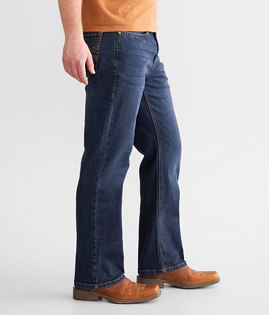 Hooey x Rock &amp; Roll Denim Double Barrel Boot Jean FULL_LEFT_SIDE