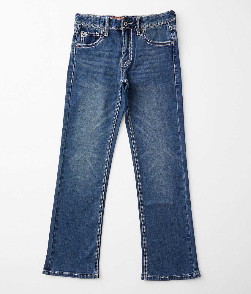 Boys - Rock &#38; Roll Denim Boot Stretch Jean front view