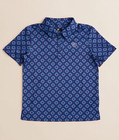 Rock & Roll Denim Boys - Printed Performance Polo front view