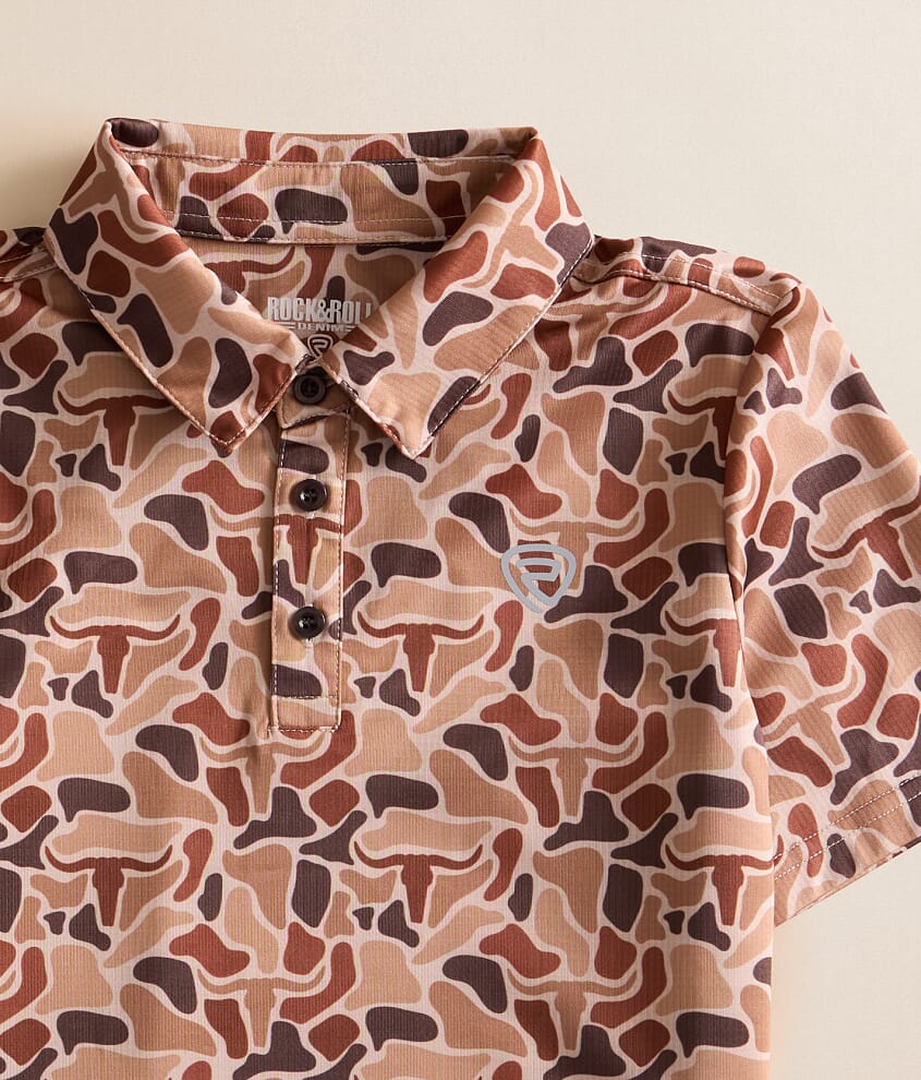 Boys - Camo Performance Polo