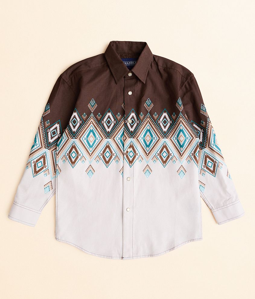 Boys - Panhandle Aztec Border Shirt