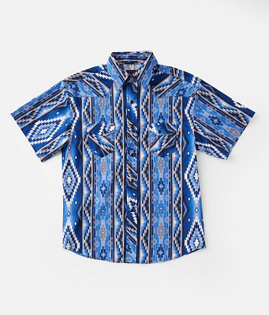 Rock & Roll Denim Boys - Aztec Shirt front view