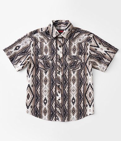 Rock & Roll Denim Boys - Aztec Shirt front view