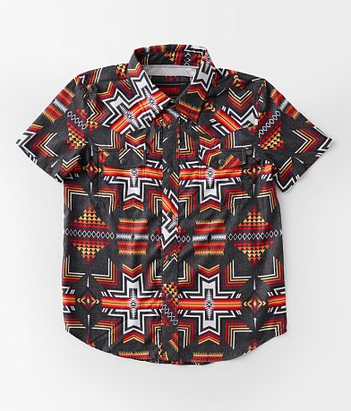 Rock & Roll Denim Boys - Tek Aztec Shirt front view