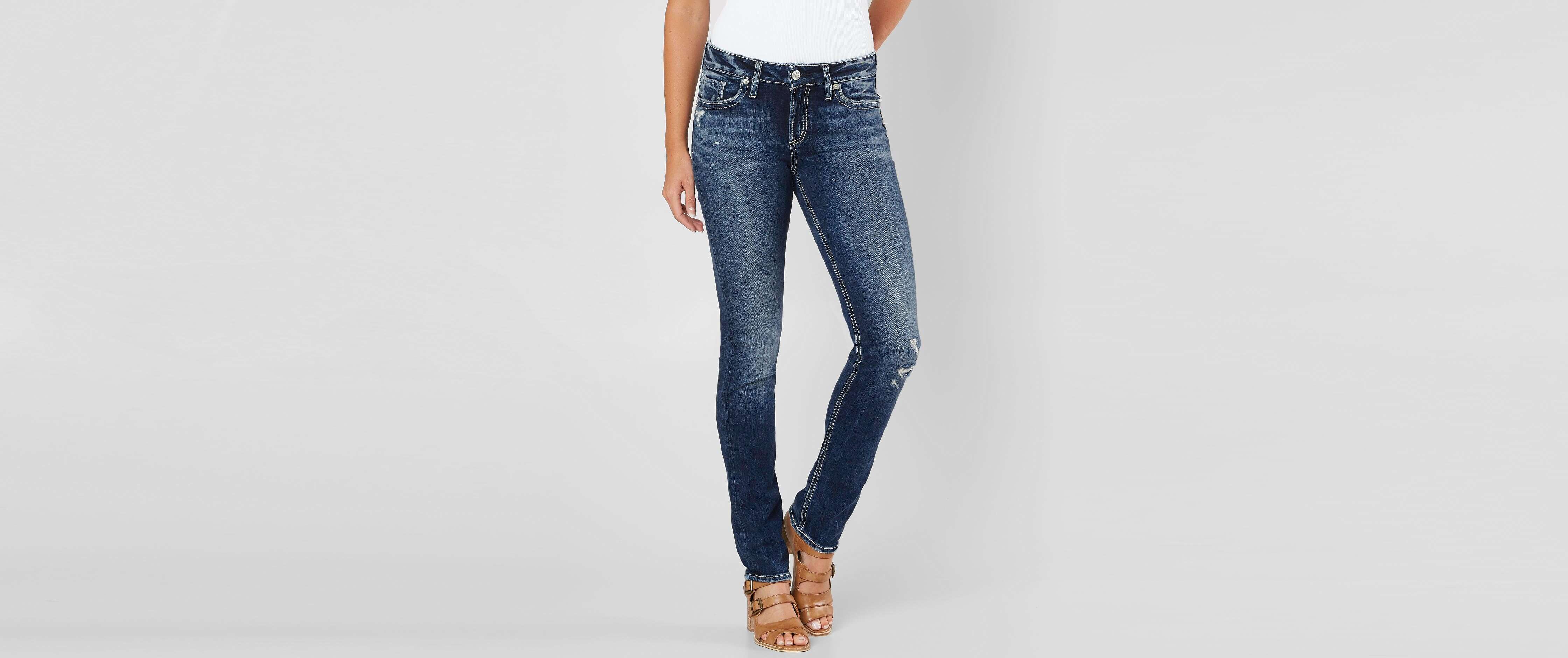 silver elyse straight jeans