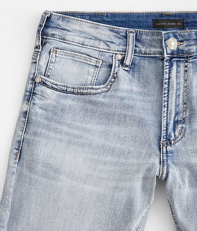 Silver Jeans Co. Jace Slim Boot Stretch Jean misc detail 1 view