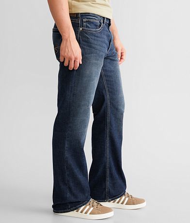 Silver Jeans Co. Zac Relaxed Straight Stretch Jean FULL_RIGHT_SIDE