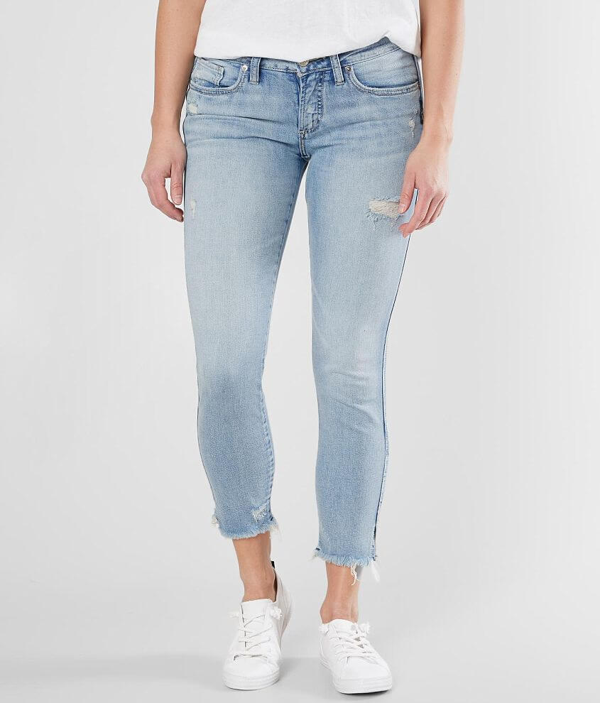 Silver Suki Ankle Skinny Cropped Stretch Jean front view