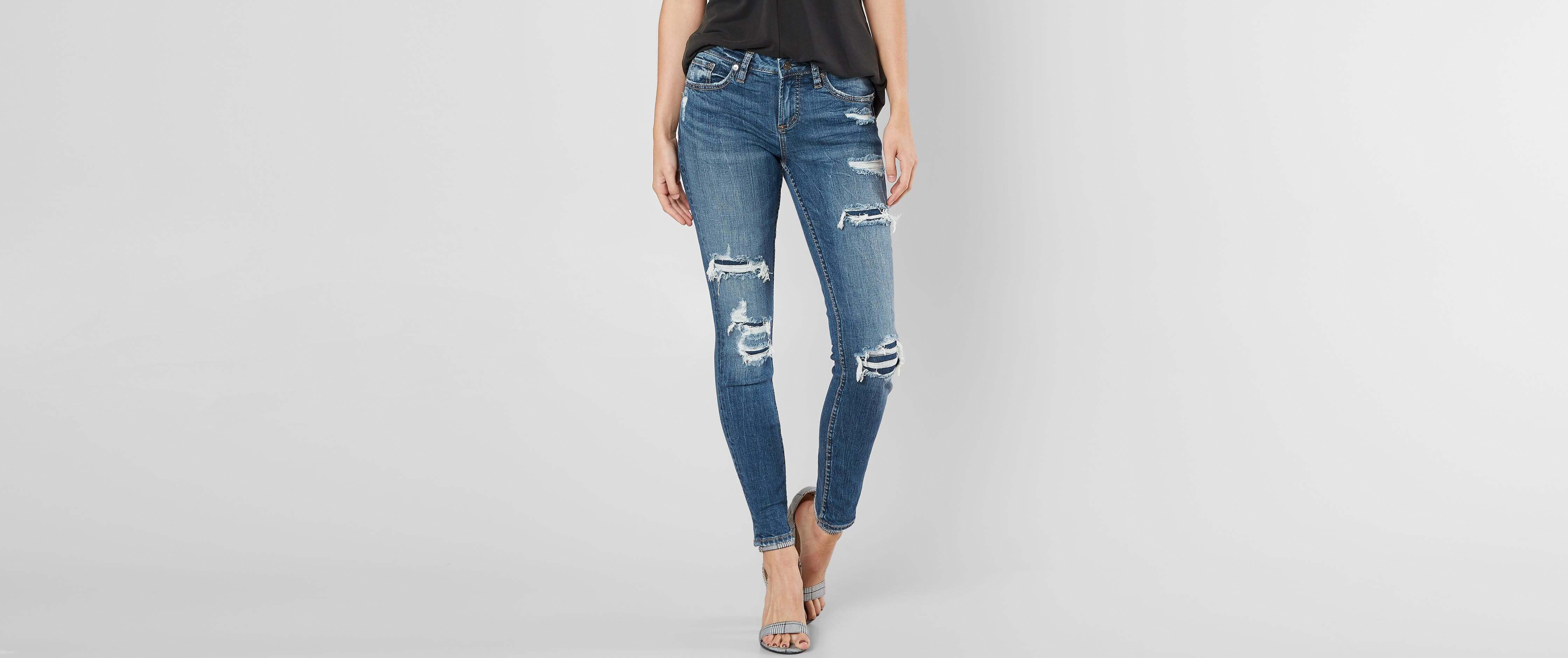 silver aiko skinny jeans