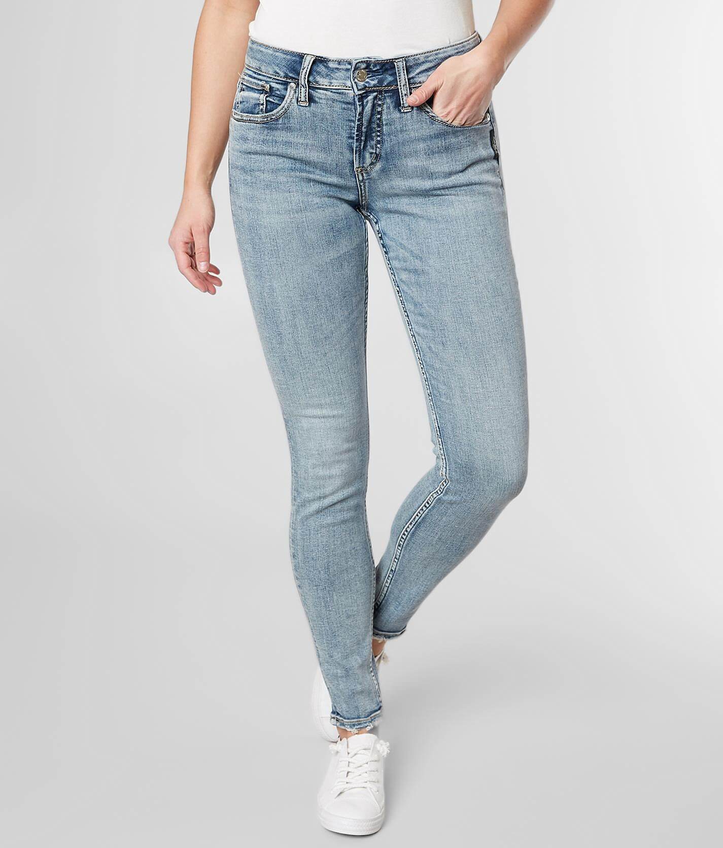 silver avery skinny jeans