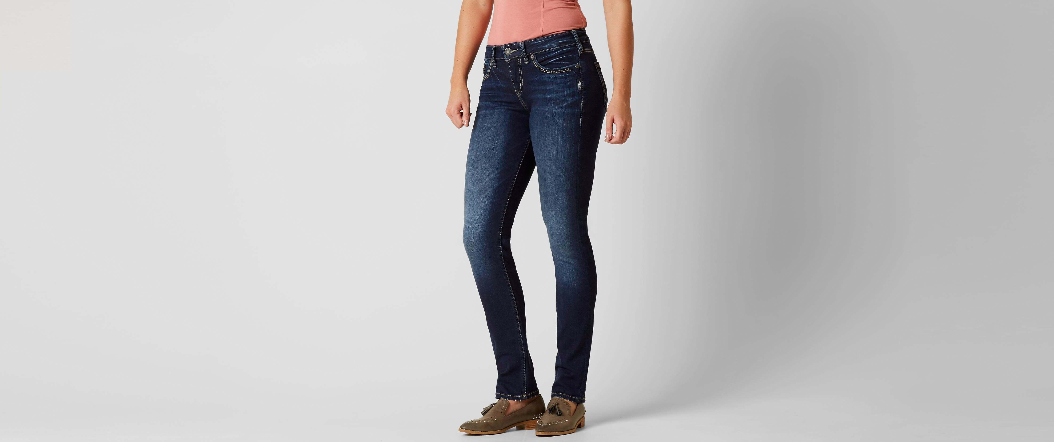 silver avery straight jeans