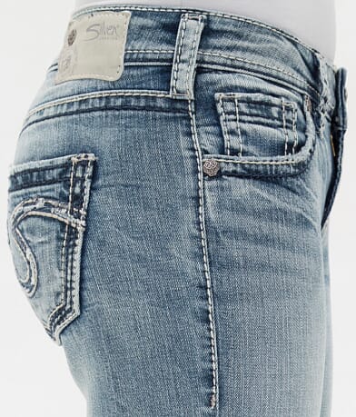 Silver Suki High Rise Boot Stretch Jean RIGHT_DETAIL