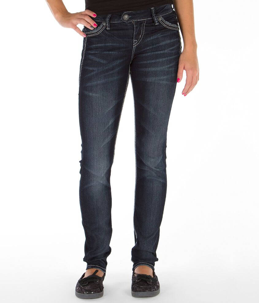 Silver Tuesday Mid-Rise Skinny Stretch Jean front view