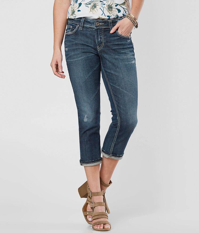 Silver Elyse Stretch Cropped Jean - Women's Jeans in SJL 497 | Buckle