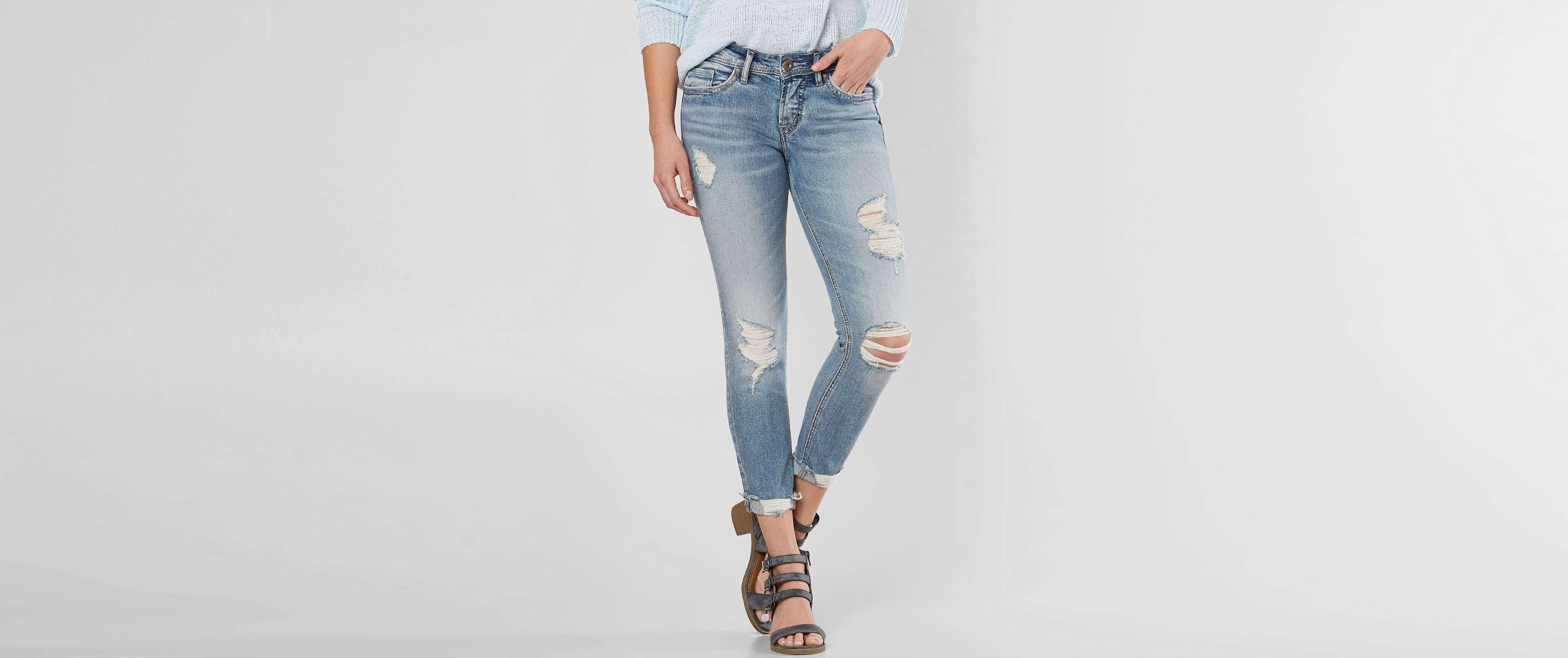 silver suki cropped jeans