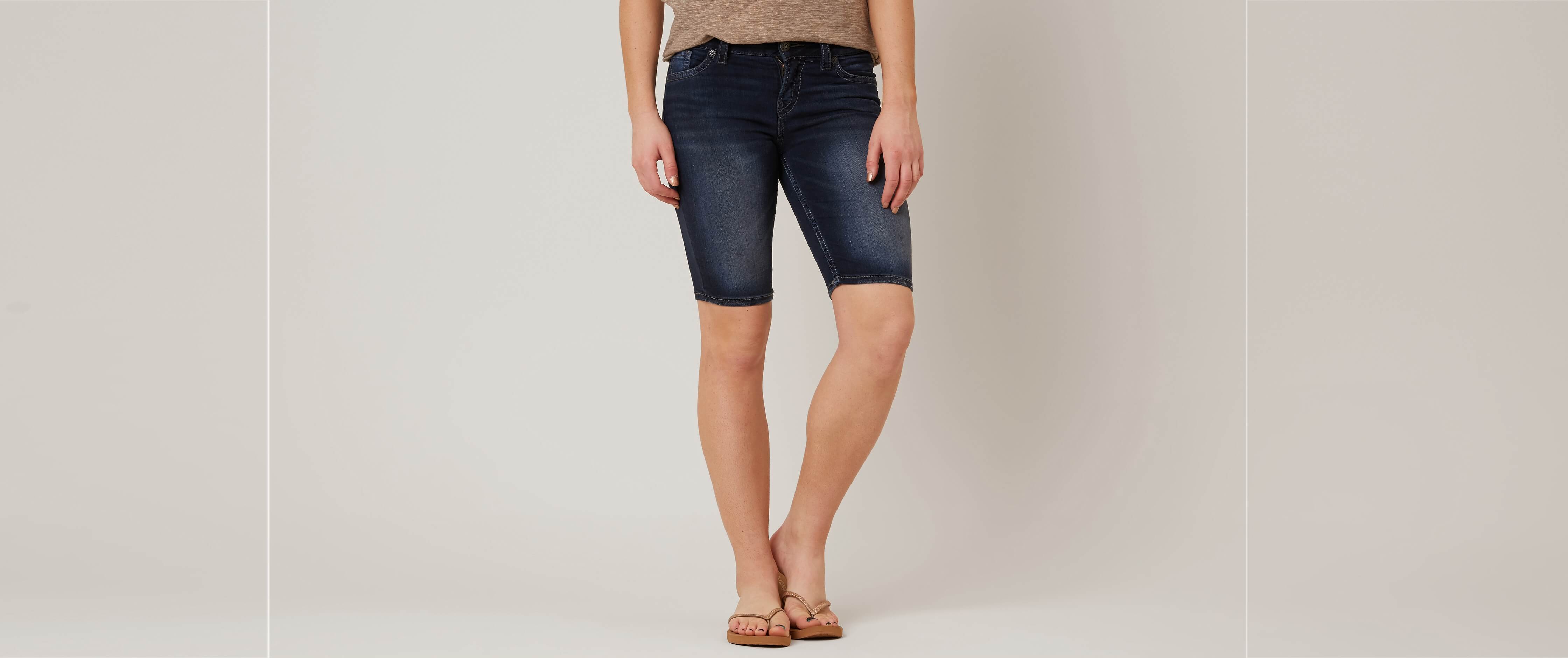 silver suki bermuda shorts