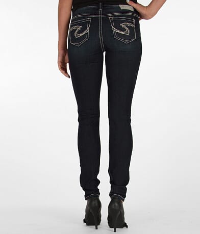 Silver Suki Super Skinny Stretch Jean BACK