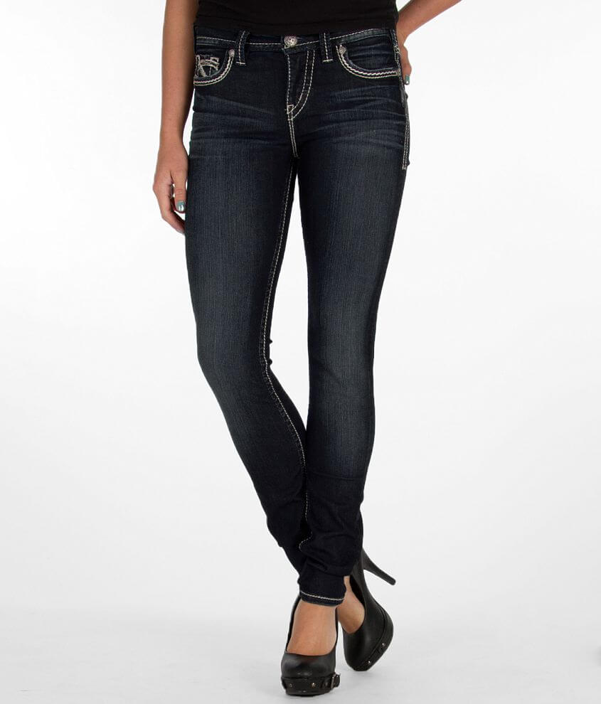 Silver Suki Super Skinny Stretch Jean front view