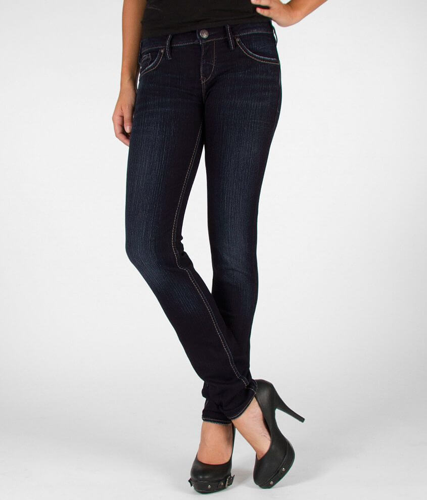 Silver Aiko Skinny Stretch Jean front view